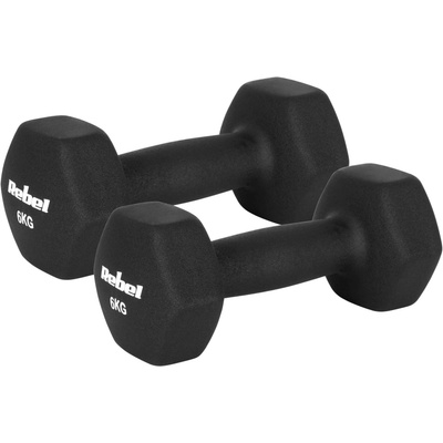 Rebel Neoprenové činky 2 x 6 kg 2 ks