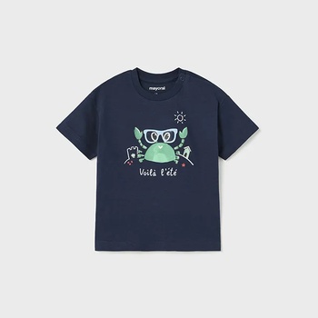 Image 1 of MAYORAL Тениска с къс ръкав play раче за бебе момче Майорал в тъмно синьо