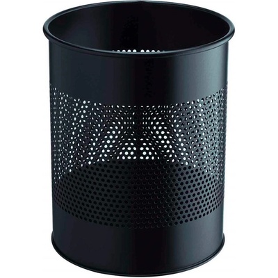 DURABLE Кръгла метална кошница за хартия durable 15 l черна 331001 (331001)