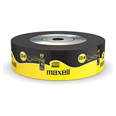 Maxell CD-R80 MAXELL Shrink /cake box/, 700MB, 52x, 25 бр (ML-DC-CDR80-25-CAKE)