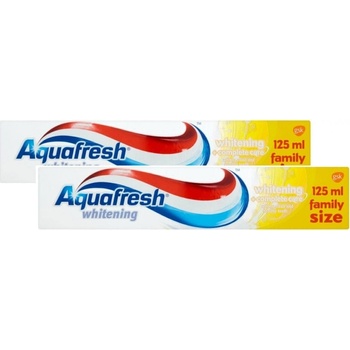 Aquafresh Whitening zubná pasta 2 x 125 ml