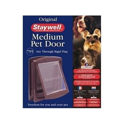 PetSafe Staywell 755 Dvířka plast hnědá magnet 35 x 29 cm – Zbozi.Blesk.cz