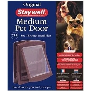 PetSafe Staywell 755 Dvířka plast hnědá magnet 35 x 29 cm