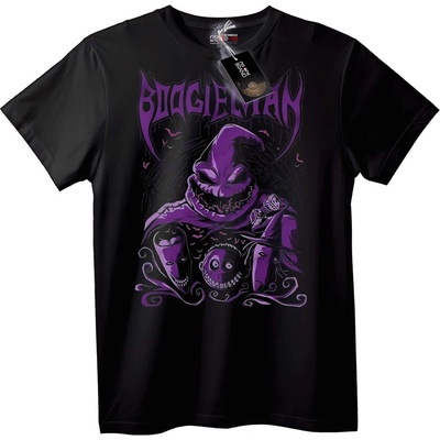 NOONEBRAND Тениска Лилав ужас на Boogie Man - L, Black