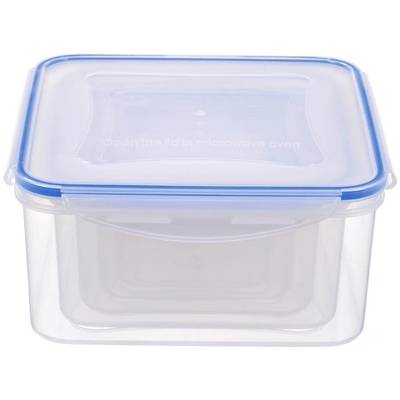 TOO KT-141 5 бр. квадратни кутии за съхранение на храна 400ml + 700ml + 1.200ml + 2.000ml + 3.000ml (KT-141)