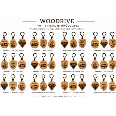 WOODRIVE Trio OCEAN, NEW CAR, NEW CAR 3ks
