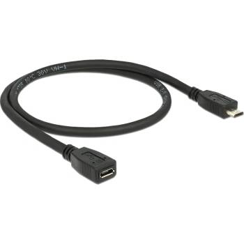 Delock Удължителен кабел USB 2.0 с конектор Micro-B USB 2.0 с конектор Micro-B