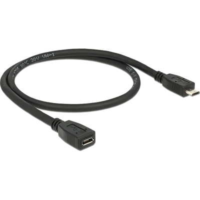 Delock Удължителен кабел USB 2.0 с конектор Micro-B USB 2.0 с конектор Micro-B