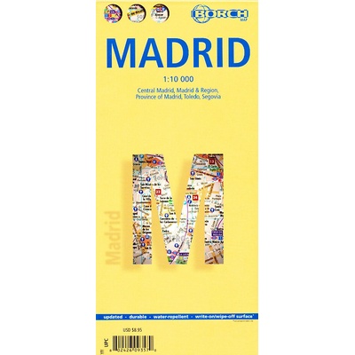 Madrid 1:10 000 + okolí lam