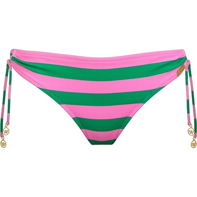 Watercult Дамско бикини долнище Watercult Women's Stripe Energy Bikini Bottoms No. 697 Bikini bottom - Pink / Green - размер 44 (EU) (150-6682-0115)