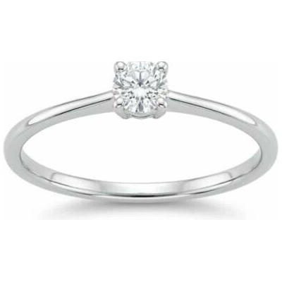 Šperky Nina Stříbrný prsten Pure Elegance se zářivým solitér zirkonem 925 1000 prst ag 309