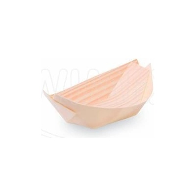 WIMEX s.r.o. Fingerfood miska drevená lodička 9 x 6 cm