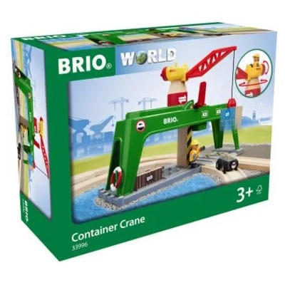 BRIO - Влаков комплект - Кран с контейнери (33996)