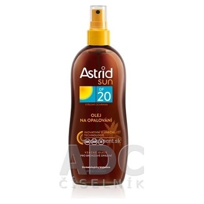 Astrid Sun olej na opaľovanie spray SPF20 200 ml