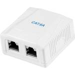 LogiLink РОЗЕТКА STP, Cat. 6A за Стена, Двойна, NP0097 (NP0097)