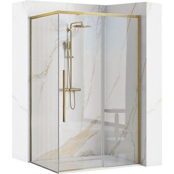 Rea Душ кабина Rea SOLAR GOLD Brush 100x80 (REA-K9509)