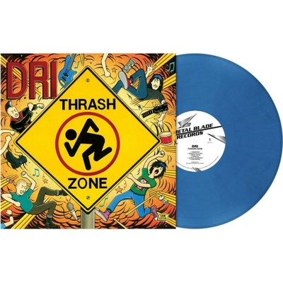 D.R.I. - THRASH ZONE BLUE JEANS MARBLED LP
