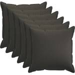 vidaXL Калъфка за възглавница 6 pcs HOUTEN Тъмносиво 65 х 65 см (920938)