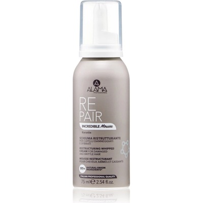 Alama Professional Repair Incredible Mousse пяна за третиране на увредена коса 75ml
