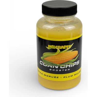 Mikbaits Booster Corn Chips Slivka Moruša 250 ml
