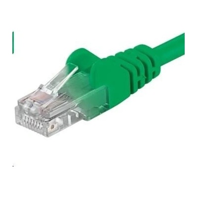 PremiumCord sputp02G patch UTP, RJ45-RJ45, level 5e, 2m, zelený