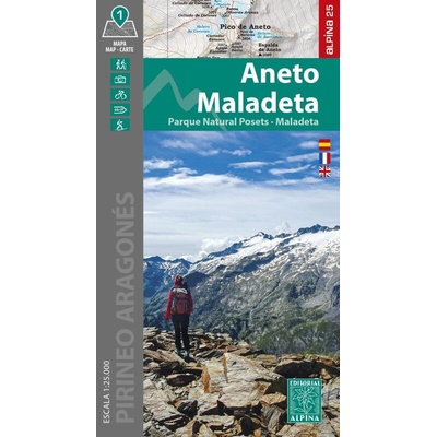Aneto Maladeta - PN Posets-Maladeta 2 mapy