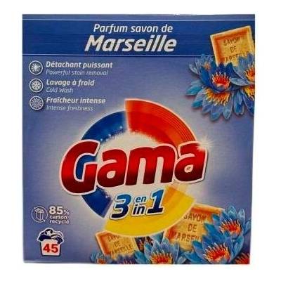 Gama Parfum savon de Marseille 3v1 Univerzální Prací prášek se svěží vůní 45 PD