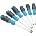 HAZET Комплект отверки тип torx, t10/15/20/25/27/30, 6броя, hazet 811t/6
