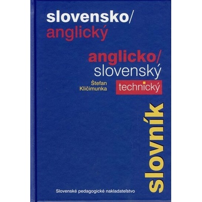 Slovensko/anglický anglicko/slovenský technický slovník