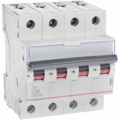 Legrand S304 4P C 50A 6kA AC - 403567