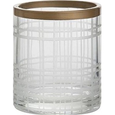 Svícen skleněný Yankee Candle Copper Elegance 1, průměr 7 cm