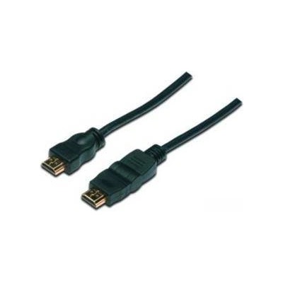 ASSMANN Кабел ASSMANN AK-330103-050-S : : HDMI High Speed, Type A/M - Type A/M, CAT 2, 1080p, 5.0 м, Двойно екраниран, Черен, AK-330103-050-S