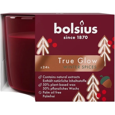 Bolsius Ароматна свещ Bolsius True Glow - Winter Spices, 100 h (8717847193551)