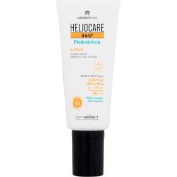 Heliocare 360° Pediatrics Lotion SPF50 водоустойчив слънцезащитен лосион за чувствителна кожа 200 ml