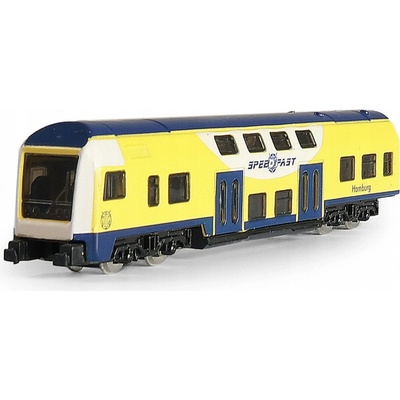 Rappa Kovový mini vlak regionální 16 cm