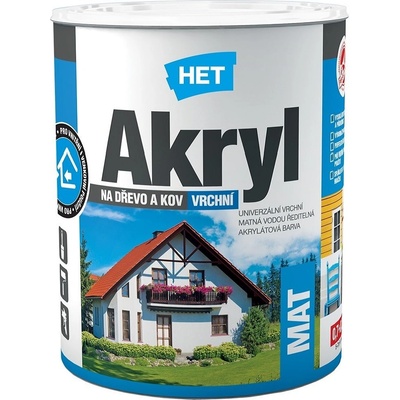 Het Akryl mat 25 kg bielá