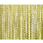 GoDan Kurtyna B amp; C Spirale-srebrne gwiazdki, złota, 100x200 cm