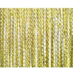 GoDan Kurtyna B amp; C Spirale-srebrne gwiazdki, złota, 100x200 cm
