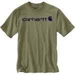Carhartt Мъжка тениска Carhartt Core Logo S/S T-shirt - Dusty Olive - размер XXL (016-7684-1316)