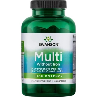 Swanson Multi without Iron | High Potency [120 Гел капсули]