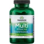Swanson Multi without Iron | High Potency [120 Гел капсули]