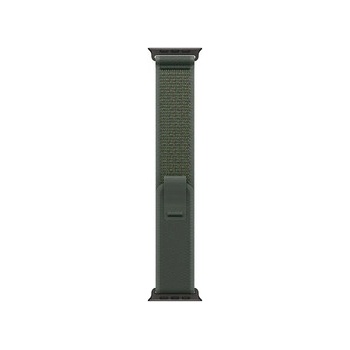 Apple Watch 49mm Loop: Green Trail Loop - M/L - Black Titanium Finish (myq43zm/a)