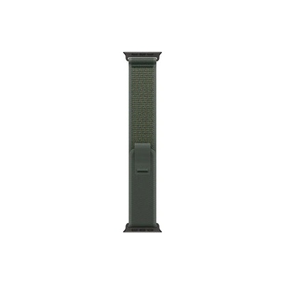 Apple Watch 49mm Loop: Green Trail Loop - M/L - Black Titanium Finish (myq43zm/a)