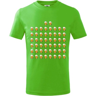 Narodeniny 50x pivo tričko detské Apple Green