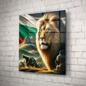 Art gift Стъклено АРТ пано - Български лъв 2