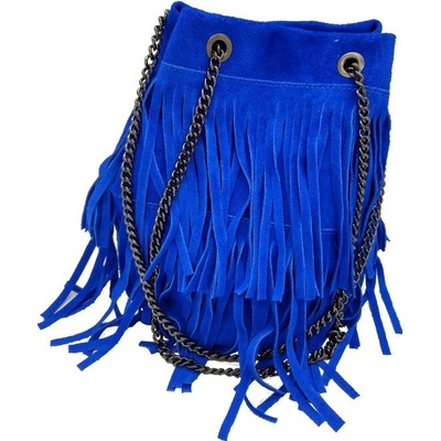 Donatella dámská kožená kabelka 97719 blueTTE pestře modrá