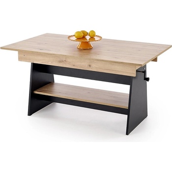 Halmar Холна маса erika дъб артизан / черна