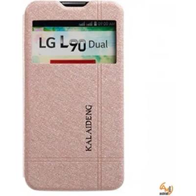 LG Страничен тефтер за LG L90 златен KLD Iceland