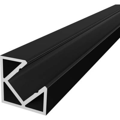 LED profil P3-5 černý mini rohový