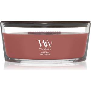 WoodWick Silk & Spice ароматна свещ с дървен фитил 453.6 гр